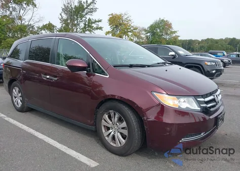 2015 Honda Odyssey Ex-L from USA, damaged, VIN 5FNRL5H65FB100528